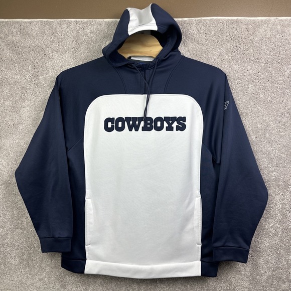 Dallas Cowboys Reebok Team Apparel NFL Football Hooded Sweatshirt Size XL Hoodie - Picture 1 of 6
